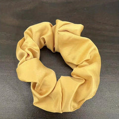 Minimalist Solid Scrunchie Non Slip Hair Tie