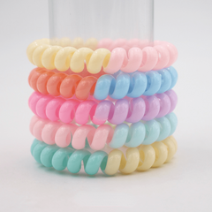5pcs Non Slip Hair Coil Wire Hair Tie Minimalist Hair Band