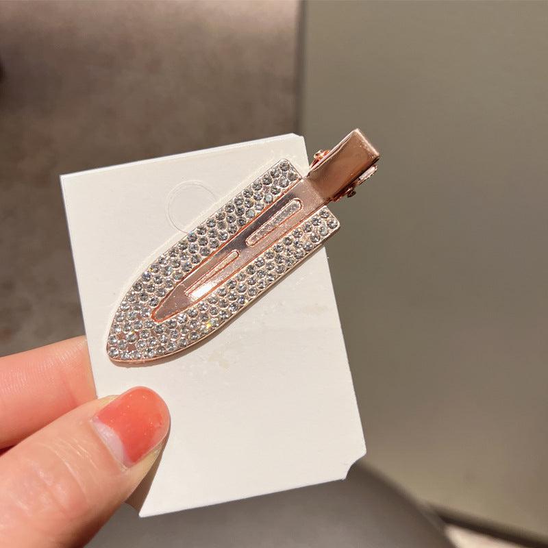 Rhinestone No Bend Hair Clip Alloy Hair Accessories