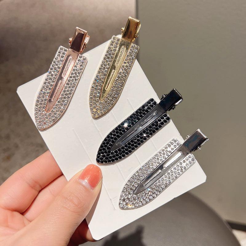 Rhinestone No Bend Hair Clip Alloy Hair Accessories
