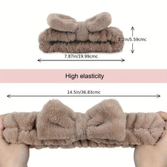 9pcs Women Hair Band Soft Coral Fleece Headband