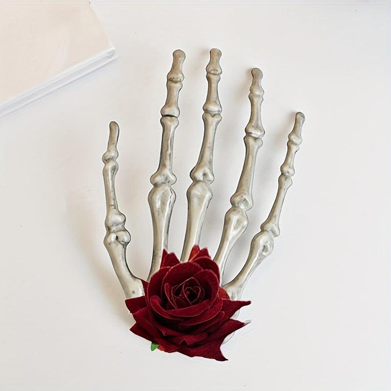 Punk Hair Clip Halloween Horror Large Claw Decor Hair Clip Women Girls Hair Acce
