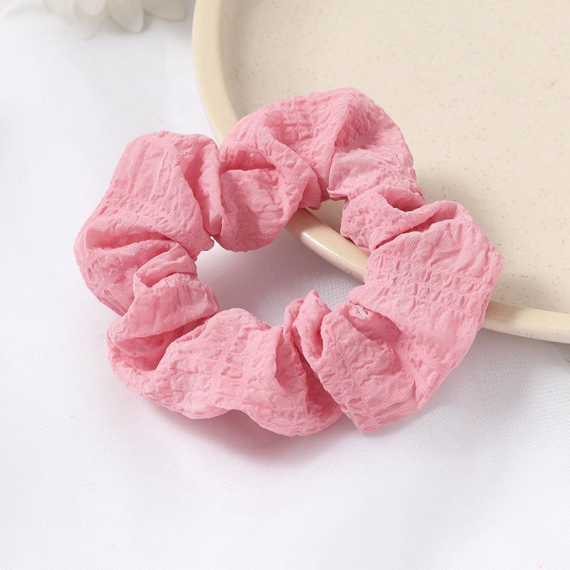 Candy Scrunchies Soft Fabric Hair Tie for Women
