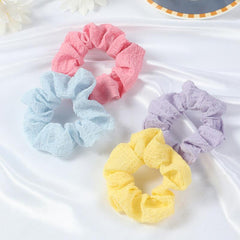 Candy Scrunchies Soft Fabric Hair Tie for Women