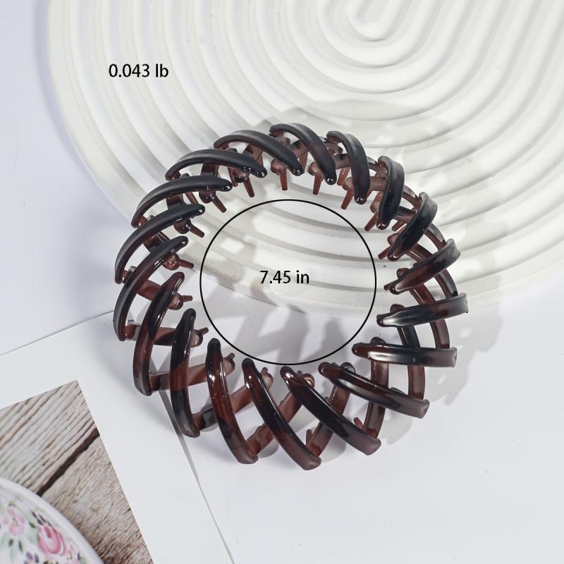 Leopard Print Hairpin & Ponytail Holder Set