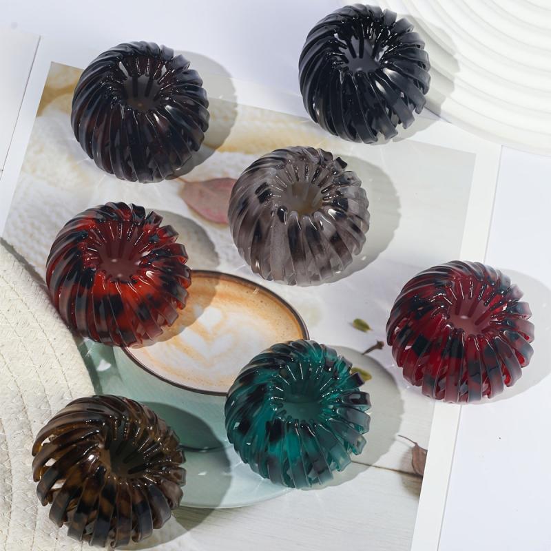 Leopard Print Hairpin & Ponytail Holder Set