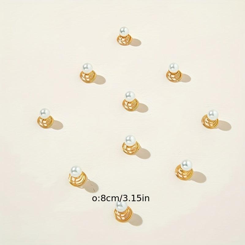 Coil Hair Ring Wedding Hair Pin Side Braids Accessory