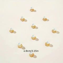 Coil Hair Ring Wedding Hair Pin Side Braids Accessory