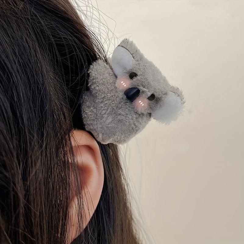 Koala Hair Clip Plush Decoration Hair Accessories