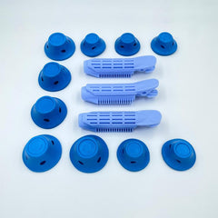 10pcs Mushroom Magic Hair Rollers with 20 Large and 20 Small Silicone Curlers