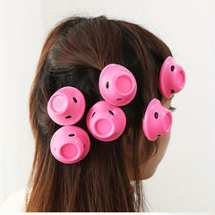 10pcs Mushroom Magic Hair Rollers with 20 Large and 20 Small Silicone Curlers
