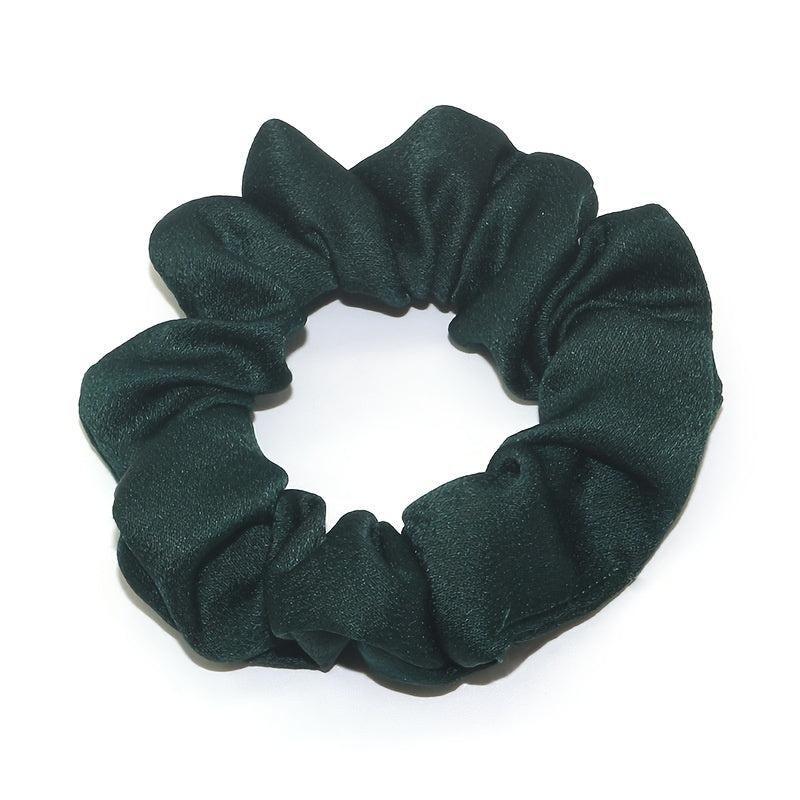 Fabric Hair Scrunchies For Women Girls Sleep Soft Solid Scrunchie