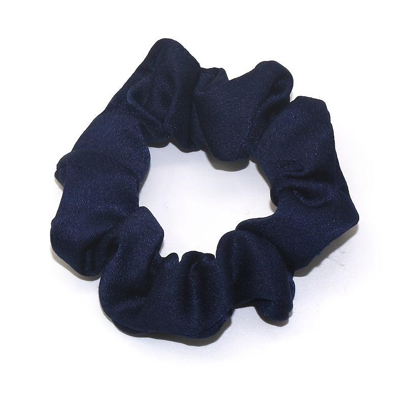 Fabric Hair Scrunchies For Women Girls Sleep Soft Solid Scrunchie
