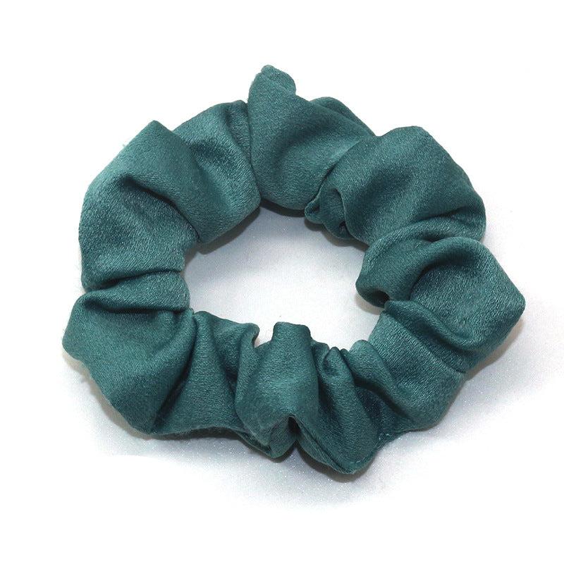 Fabric Hair Scrunchies For Women Girls Sleep Soft Solid Scrunchie