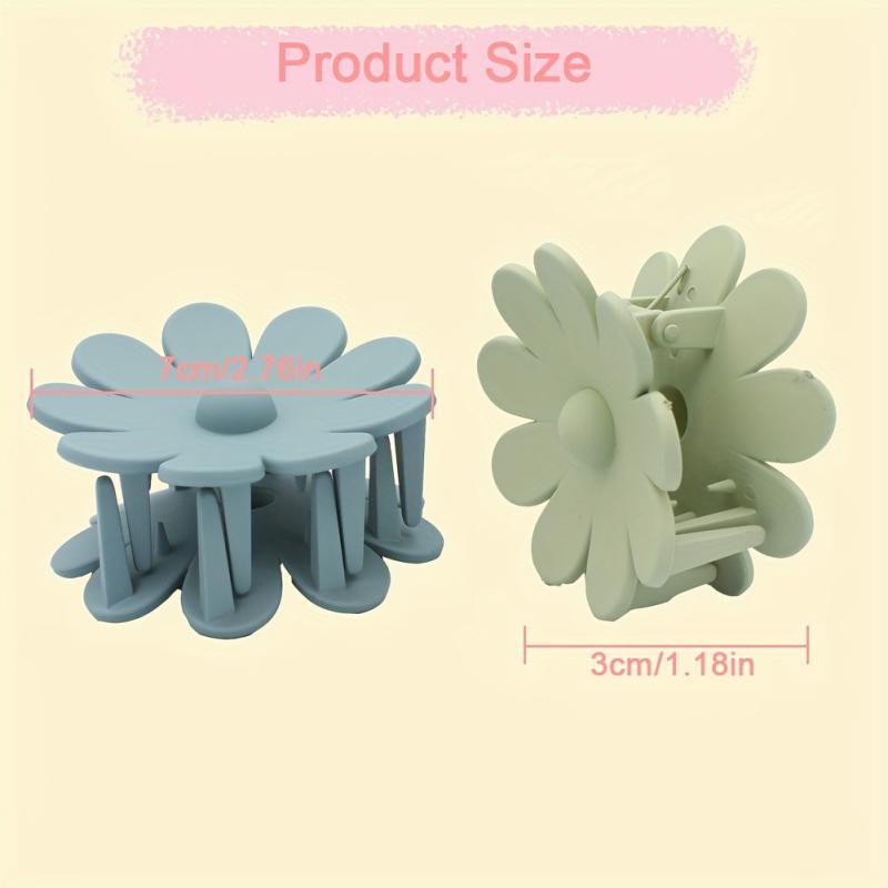 8pcs Floral Hair Clips for Women and Girls