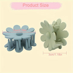 8pcs Floral Hair Clips for Women and Girls