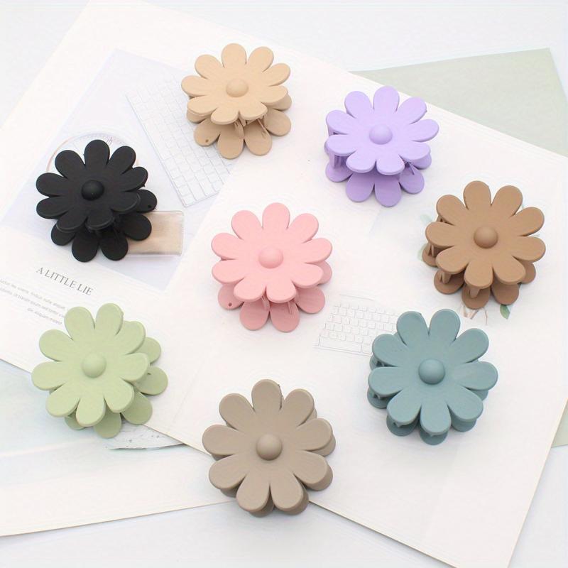 8pcs Floral Hair Clips for Women and Girls