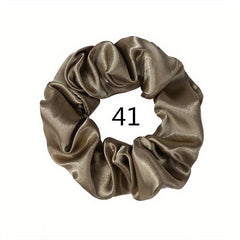 Satin Fabric Large Scrunchie Hair Rope Sport Headwear Non Slip Hair Accessories