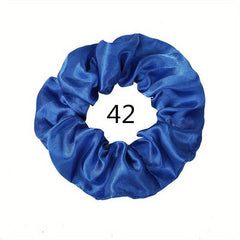 Satin Fabric Large Scrunchie Hair Rope Sport Headwear Non Slip Hair Accessories