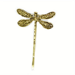 Metal Dragonfly Hair Clip Vintage Silvery Punk Hairclip Barrette