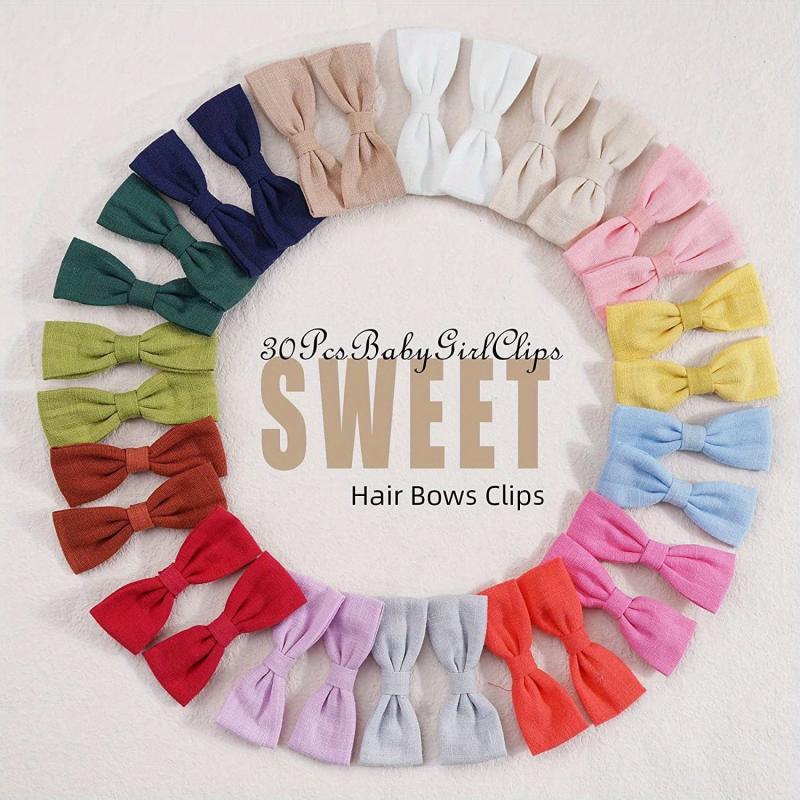 Small Bow Hair Clip For Baby Girls