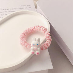8pcs Rabbit Decor Scrunchies Hair Tie Hair Rope For Kids