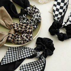 Boho Floral Scrunchie Hair Scarf Hair Tie Ponytail