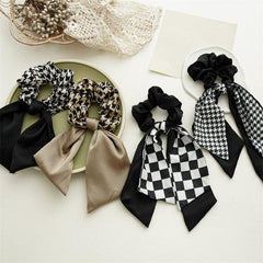 Boho Floral Scrunchie Hair Scarf Hair Tie Ponytail