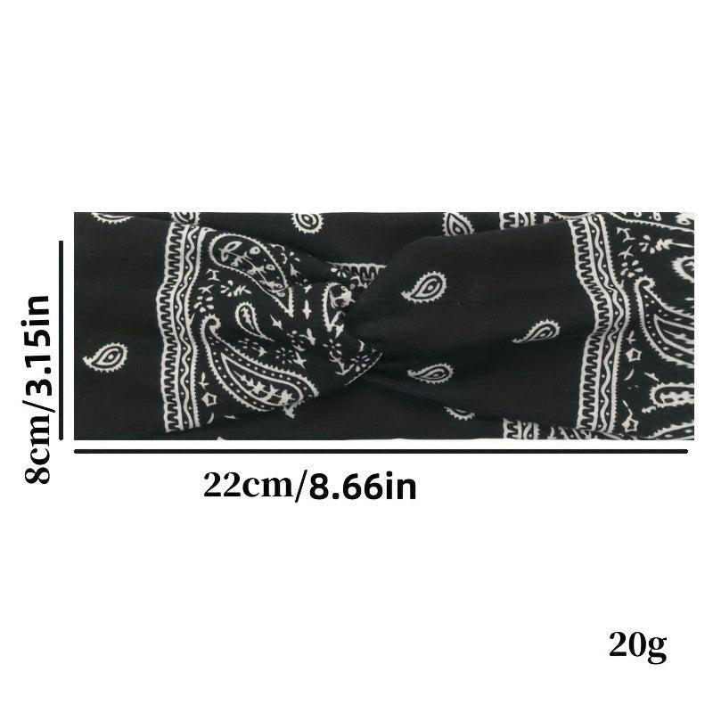 Boho Headband Bundle Knitted Hairband Women's Yoga Sweatband