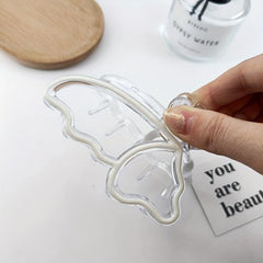 Enamel Butterfly Wing Hair Claw for Girls