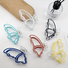 Enamel Butterfly Wing Hair Claw for Girls