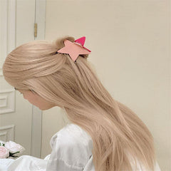 Star Shape Hair Clip Back Head Clip Ponytail Holder Sweet Hair Accessories