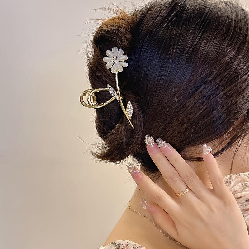 Sunflower Hair Claw Clip Non Slip Strong Hold Grip Hair Jaw Clip