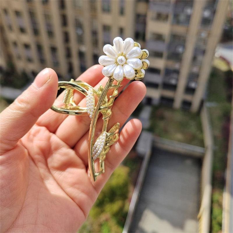 Sunflower Hair Claw Clip Non Slip Strong Hold Grip Hair Jaw Clip