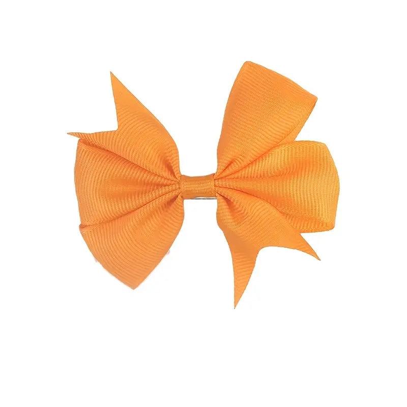 Colorful Solid Bow Hair Clip Non Slip Strong Hold Hair Accessories