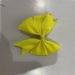 Colorful Solid Bow Hair Clip Non Slip Strong Hold Hair Accessories