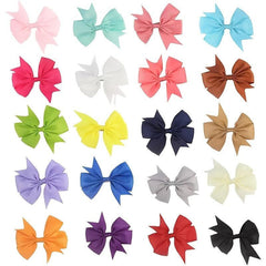 Colorful Solid Bow Hair Clip Non Slip Strong Hold Hair Accessories