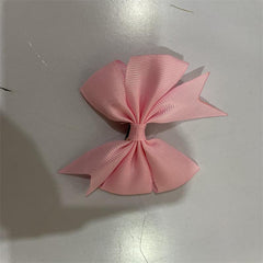 Colorful Solid Bow Hair Clip Non Slip Strong Hold Hair Accessories