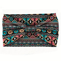 Boho Wide Headband Print Turban Headwrap Knot Hairband Bandana Hair Accessories