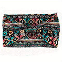 Boho Wide Headband Print Turban Headwrap Knot Hairband Bandana Hair Accessories
