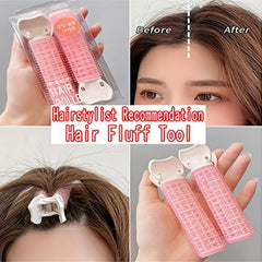 12PCS Hair Rollers With Clip Volumizing Hair Root Clips Bangs Curler