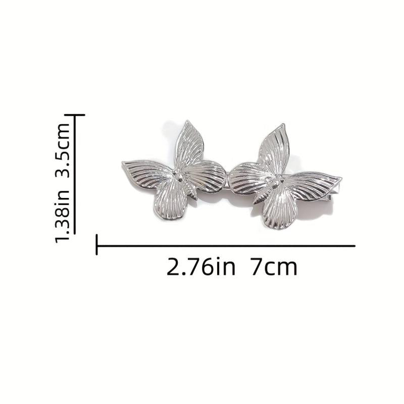Sweet Butterfly Decoration Duck Billed Clip Hair Accessory