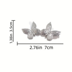Sweet Butterfly Decoration Duck Billed Clip Hair Accessory