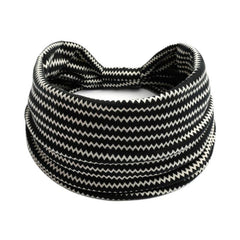 Striped Pattern Yoga Sports Headband Wide Stretchy Hairband
