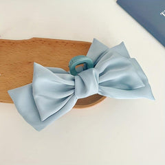 Large Bowknot Hair Claw Clip Strong Hold Grip Hair Jaw Clip