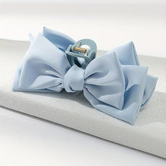 Large Bowknot Hair Claw Clip Strong Hold Grip Hair Jaw Clip