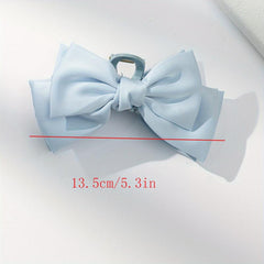 Large Bowknot Hair Claw Clip Strong Hold Grip Hair Jaw Clip