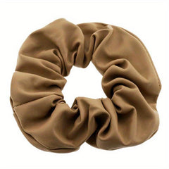 20PCS Pu Leather Hair Tie Scrunchie Hair Rope For Women
