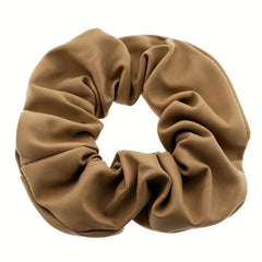 20PCS Pu Leather Hair Tie Scrunchie Hair Rope For Women