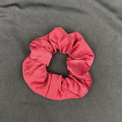 Solid Silk Hair Tie Ponytail Holder Vintage Hair Accessory